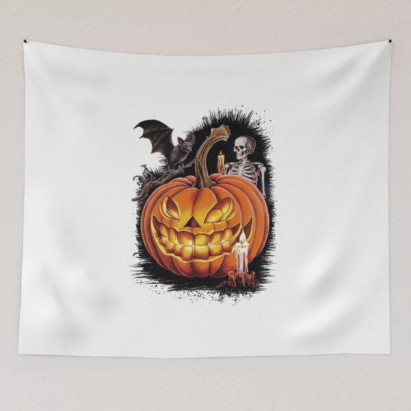 Item preview, Vintage Halloween Bat Pumpkin Skeleton designed and sold by CosmicFreedom9.