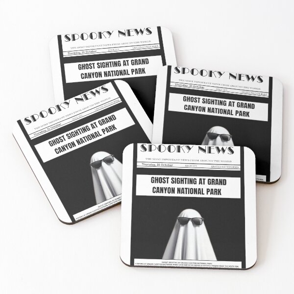 Item preview, NEWSPAPPER HALLOWEEN GHOST CLASSIC T-SHIRT designed and sold by inkfluenceart.