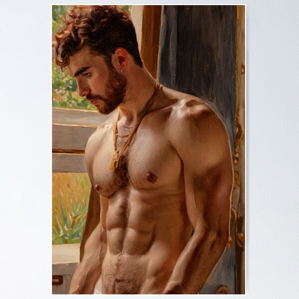 Aperçu de l'œuvre Jeune homme à la fenêtre  créée et vendue par Nudeisgreat.