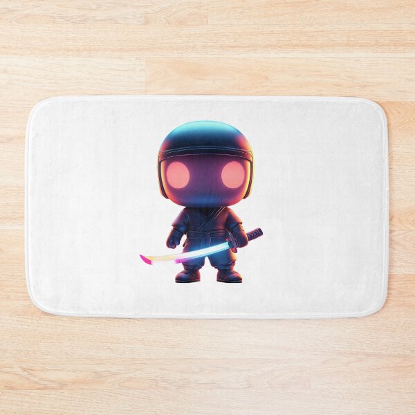 Item preview, Cyber Glowing Ninja - Neon Futuristic Warrior designed and sold by pixal-shop.