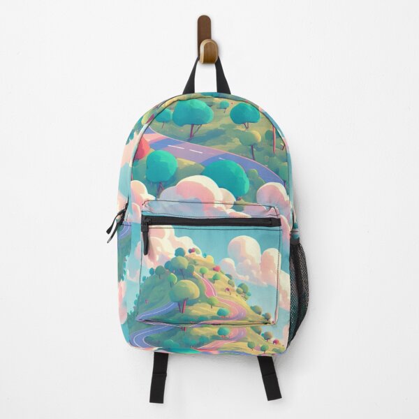 Item preview, Road on a hill, colorful, pattern designed and sold by mind-coloring.