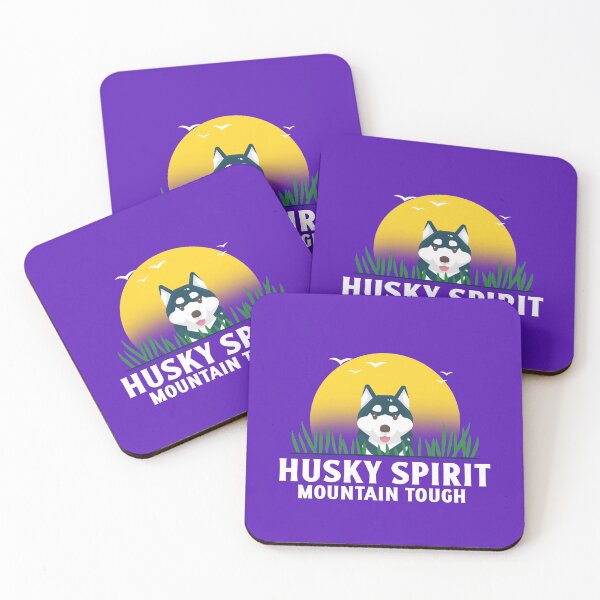 Item preview, Husky Spirit Mountain Tough Husky Hiker T-Shirt designed and sold by rexsumma.