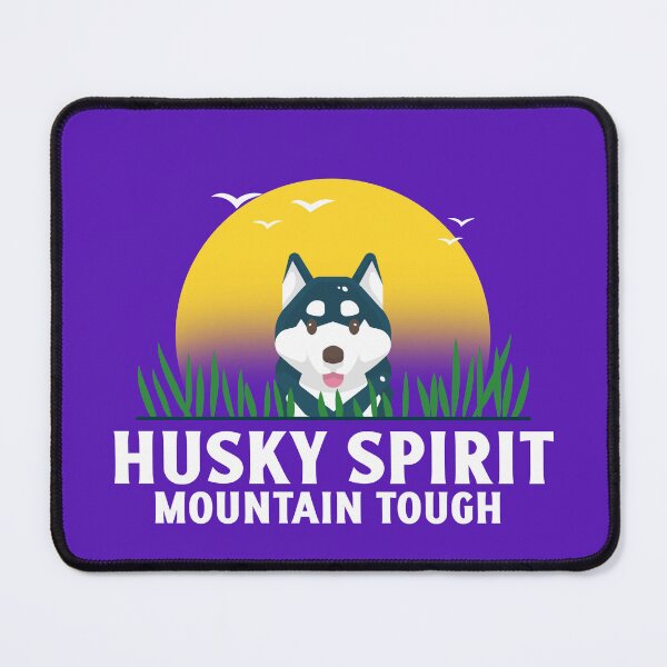 Item preview, Husky Spirit Mountain Tough Husky Hiker T-Shirt designed and sold by rexsumma.
