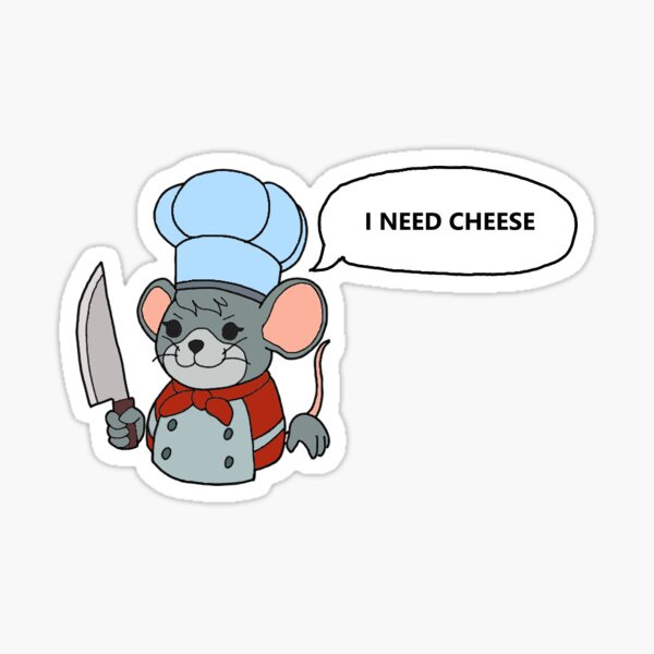 Item preview, Rat Chef (Overcooked) - Cheese designed and sold by abellok.