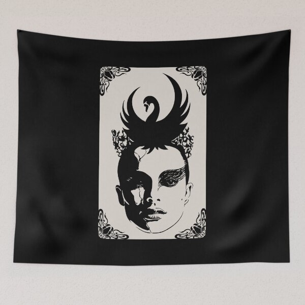 Item preview, Black Swan film Nina Art Nouveau white designed and sold by LapinMagnetik.