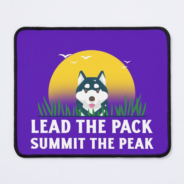Item preview, Lead The Pack Summit The Peak Husky Hiker T-Shirt designed and sold by rexsumma.