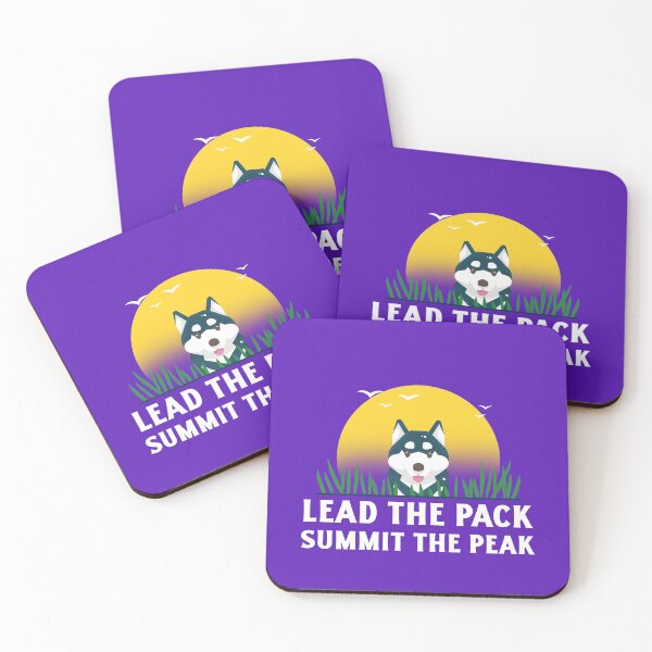 Item preview, Lead The Pack Summit The Peak Husky Hiker T-Shirt designed and sold by rexsumma.