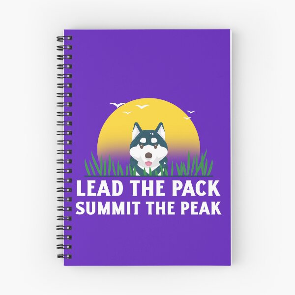Item preview, Lead The Pack Summit The Peak Husky Hiker T-Shirt designed and sold by rexsumma.