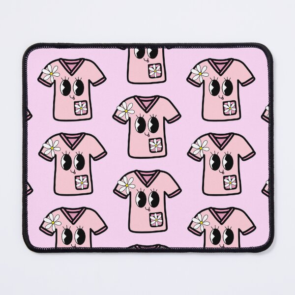 Artikelvorschau, Retro Krankenschwester rosa und blau / Krankenschwester Shirt / Daisy entworfen und verkauft von MrsCreative1.
