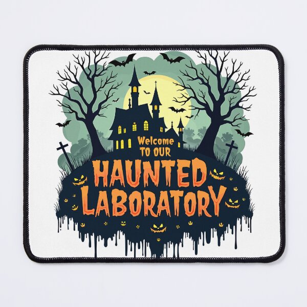 Item preview, Welcome to Our Haunted Laboratory Halloween designed and sold by Quirky Shirts.
