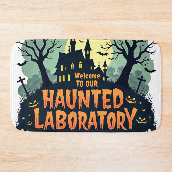 Item preview, Welcome to Our Haunted Laboratory Halloween designed and sold by Quirky Shirts.