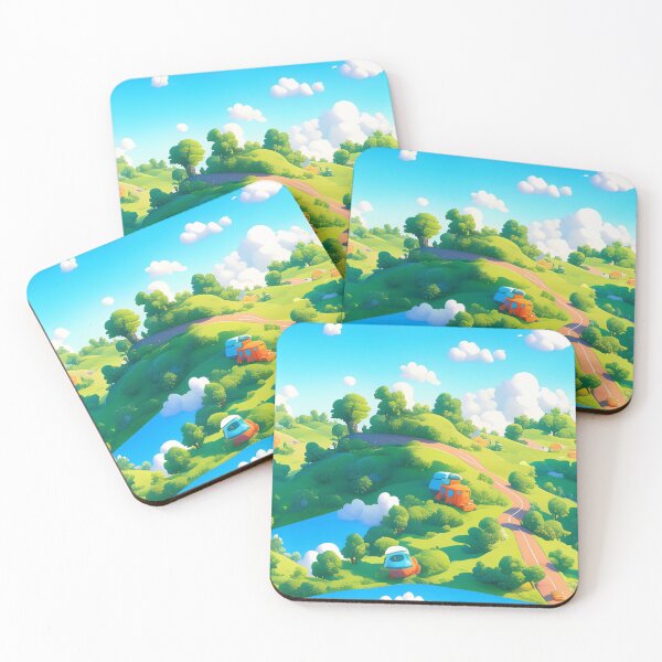 Item preview, Road on a hill, colorful, pattern designed and sold by mind-coloring.