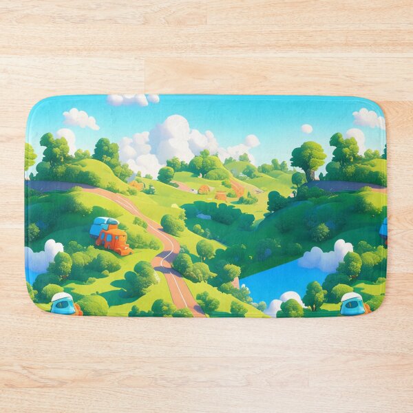 Item preview, Road on a hill, colorful, pattern designed and sold by mind-coloring.