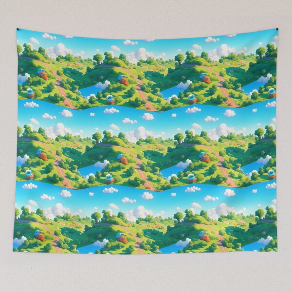 Item preview, Road on a hill, colorful, pattern designed and sold by mind-coloring.