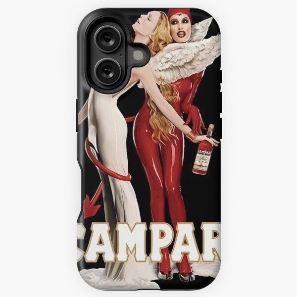 Aperçu de l'œuvre Boisson Campari Ange et Démon créée et vendue par hisole j.