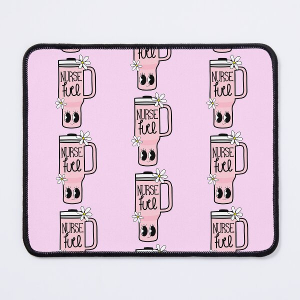 Item preview, Retro Nurse Pink and Blue / Nurse Fuel / Coffee / Daisy  designed and sold by MrsCreative1.