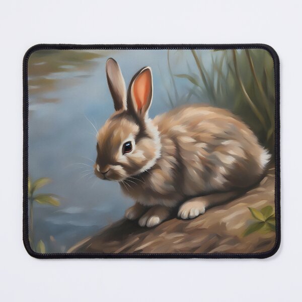 Item preview, Wild, Very Wild Bunny in Forest designed and sold by CalmnessbyChoice.