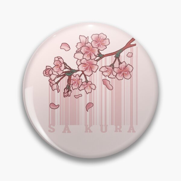 Item preview, Falling Sakura Cherry Blossom Barcode  designed and sold by BGMeYou.