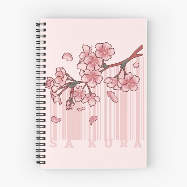 Item preview, Falling Sakura Cherry Blossom Barcode  designed and sold by BGMeYou.