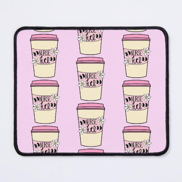 Item preview, Retro Nurse Pink and Blue / Nurse Fuel / Coffee / Daisy  designed and sold by MrsCreative1.