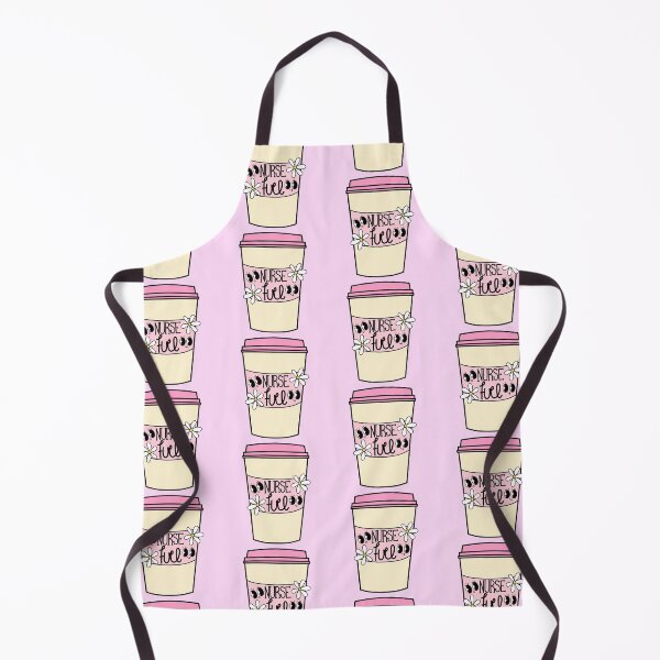 Artikelvorschau, Retro Krankenschwester Pink und Blau / Krankenschwester Kraftstoff / Kaffee / Daisy entworfen und verkauft von MrsCreative1.