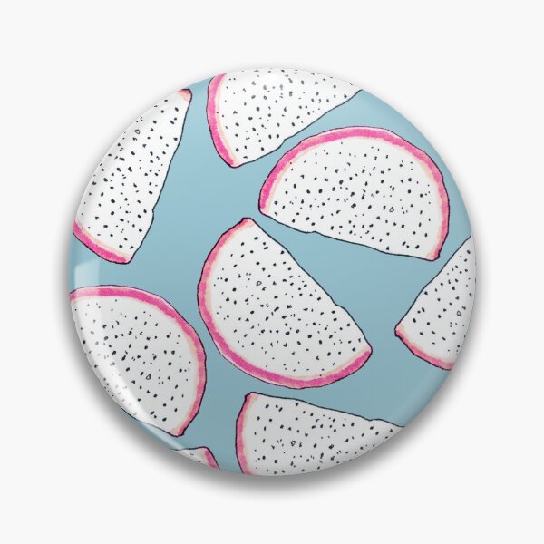 Item preview, Dragonfruit slices, Light blue version designed and sold by Alex  Blud.