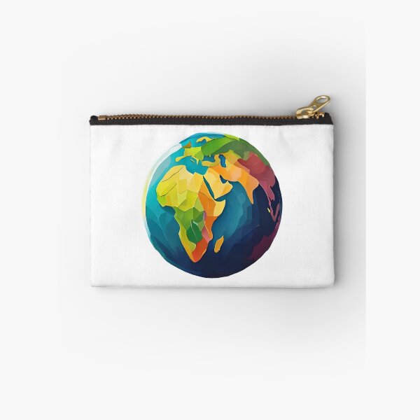 Item preview, Colorful geometric earth designed and sold by BysonDesigns.