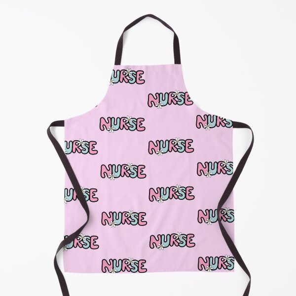 Artikelvorschau, Retro Krankenschwester Pink und Blau / Daisy / Text entworfen und verkauft von MrsCreative1.