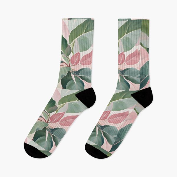 Item preview, Rubber Plant In multi Pastel Colors. designed and sold by DotisDreams.