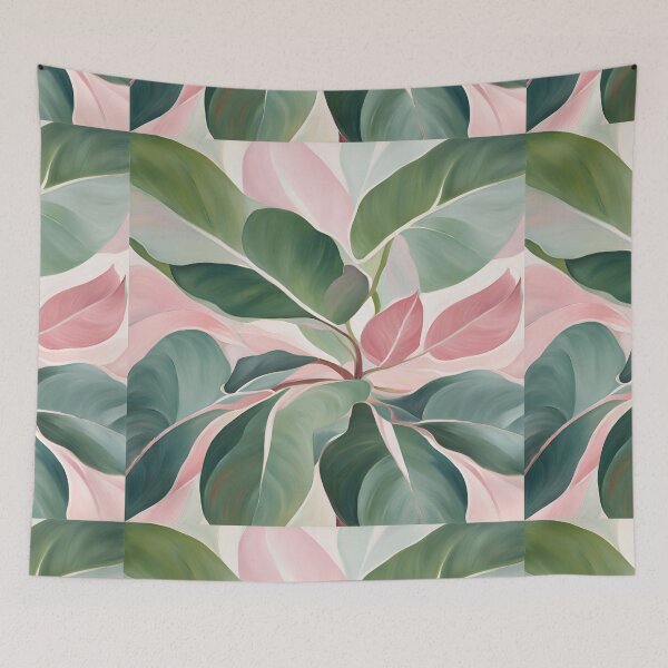 Item preview, Rubber Plant In multi Pastel Colors. designed and sold by DotisDreams.