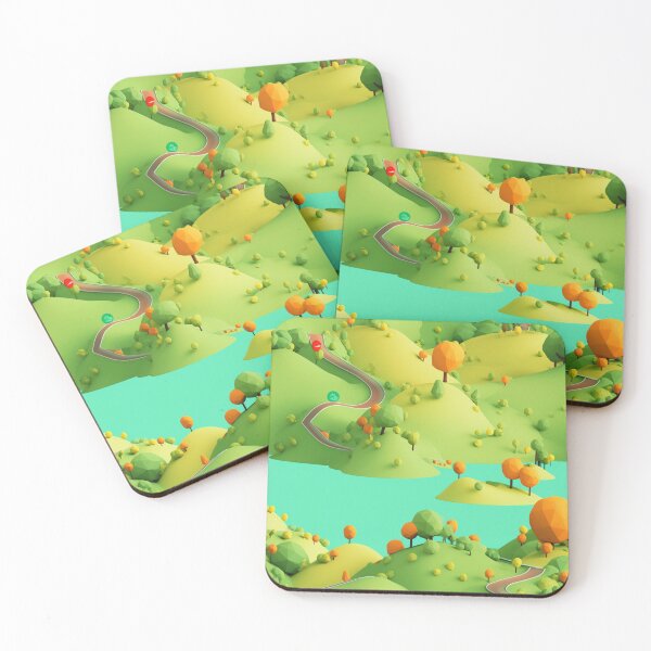 Item preview, Road on a hill, colorful, pattern designed and sold by mind-coloring.