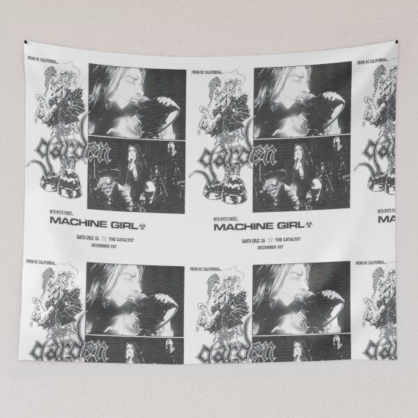 Item preview, THE GARDEN Concert Poster with MACHINE GIRL designed and sold by pierrussy.