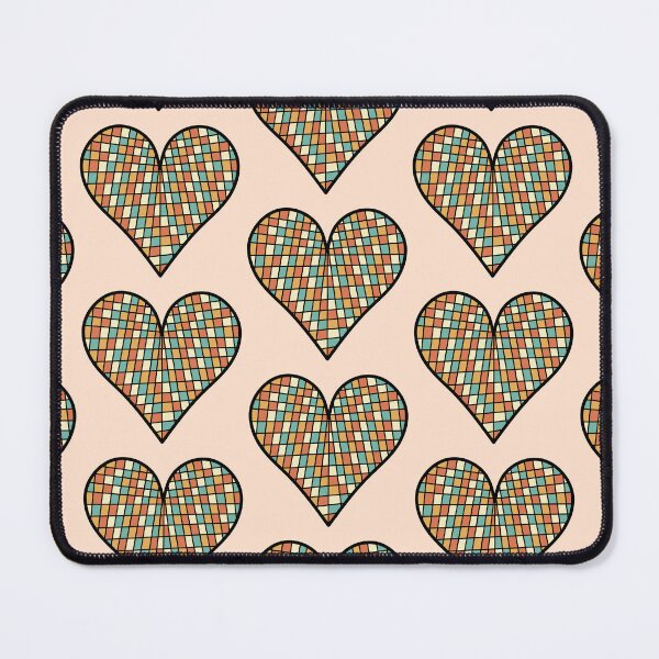 Item preview, Checkered Heart Orange and Green / Disco Ball designed and sold by MrsCreative1.