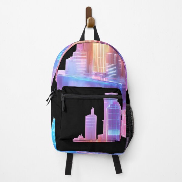 Item preview, Floating Neon Cityscape Futuristic Dream designed and sold by PixelReverb.