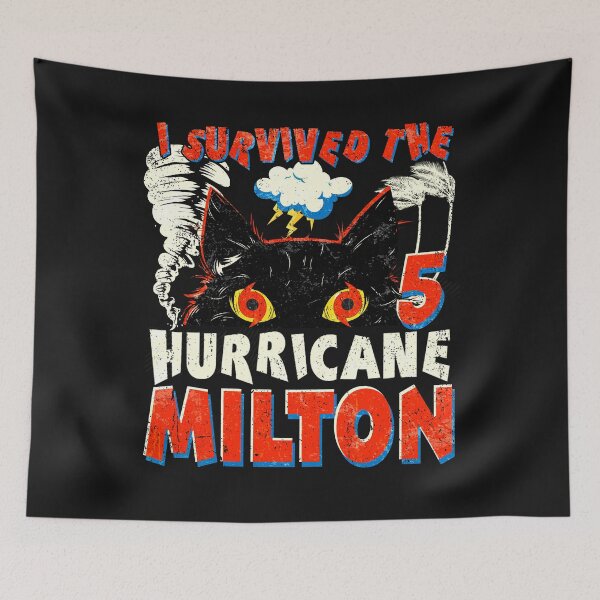 Item preview,  I survived The Cat 5 Hurricane Milton designed and sold by PrettyInk.