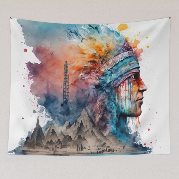 Item preview, Native Chief designed and sold by patternshoprad.