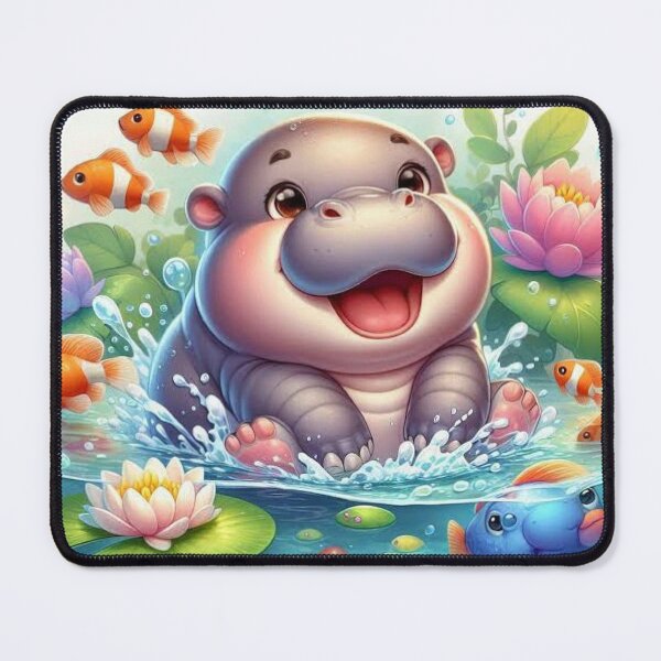 Item preview, Moo dang Pygmy hippo designed and sold by Sarawut hoyhual.
