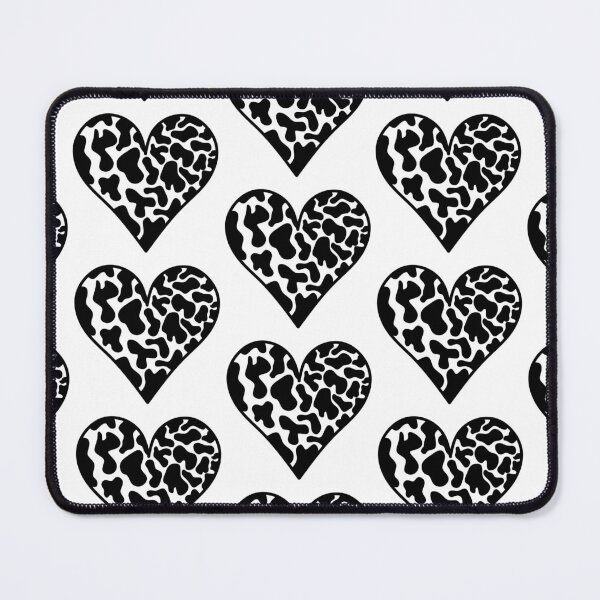 Item preview, Cow Hide heart Black and White  designed and sold by MrsCreative1.