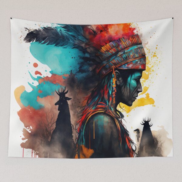 Item preview, Native Man designed and sold by patternshoprad.