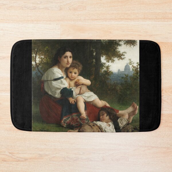Item preview, Woman with childen - vintage Bougereau painting designed and sold by Vintage Designs +.