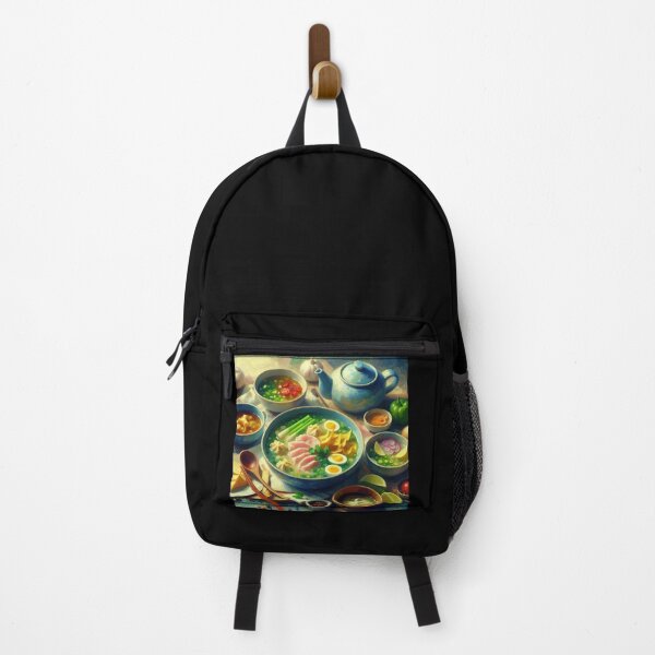 Item preview, Wonton Soup Impressionism Art Style designed and sold by artofuniverse.