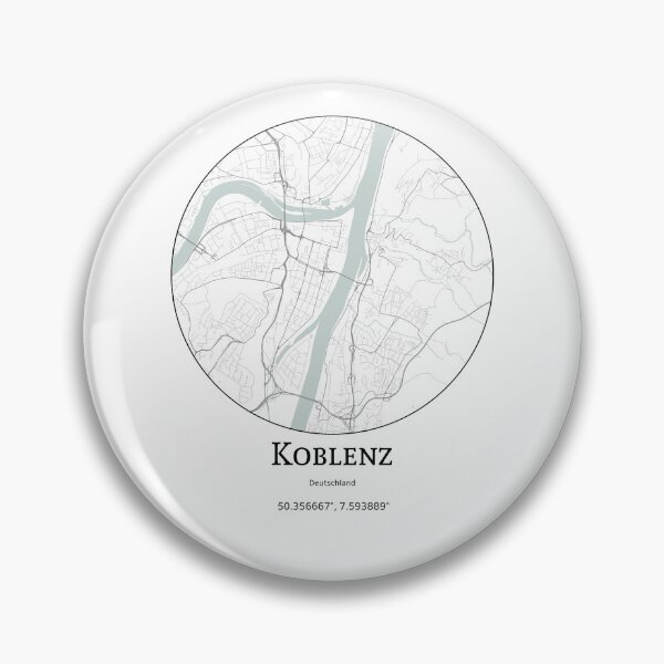 Item preview, Topography of Koblenz designed and sold by JohnnysHeath.
