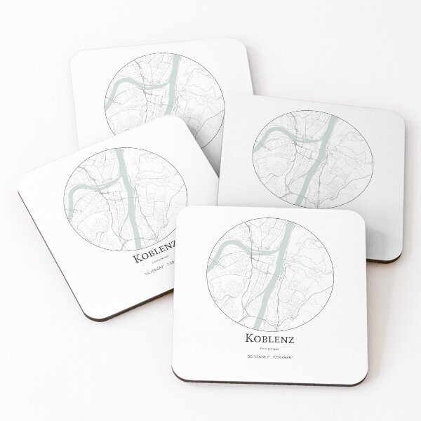 Item preview, Topography of Koblenz designed and sold by JohnnysHeath.