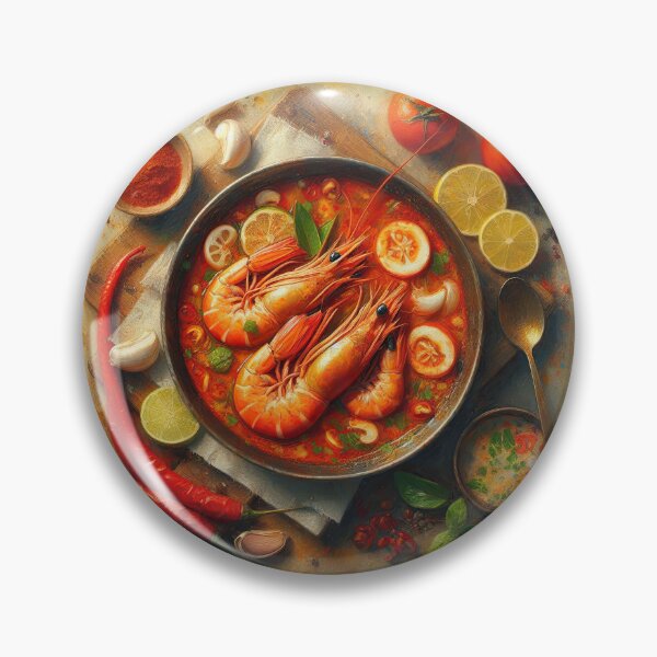 Item preview, Tom Yum Goong Impressionism Art Style designed and sold by artofuniverse.