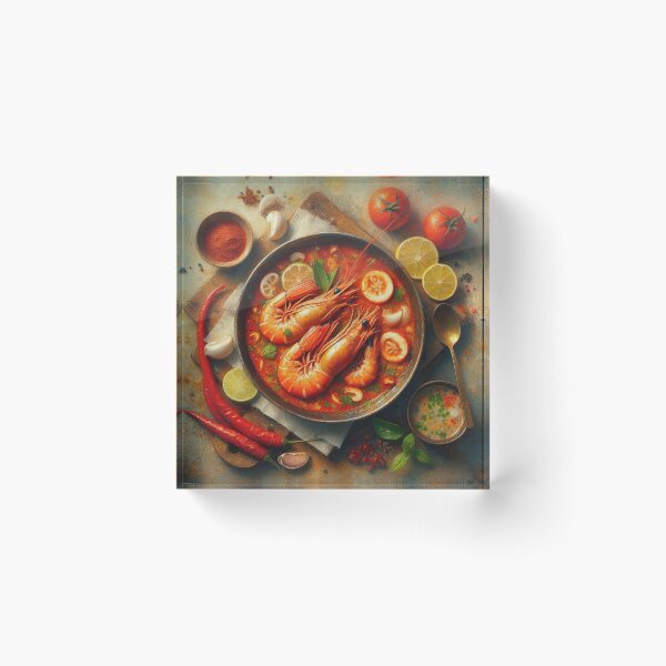 Item preview, Tom Yum Goong Impressionism Art Style designed and sold by artofuniverse.