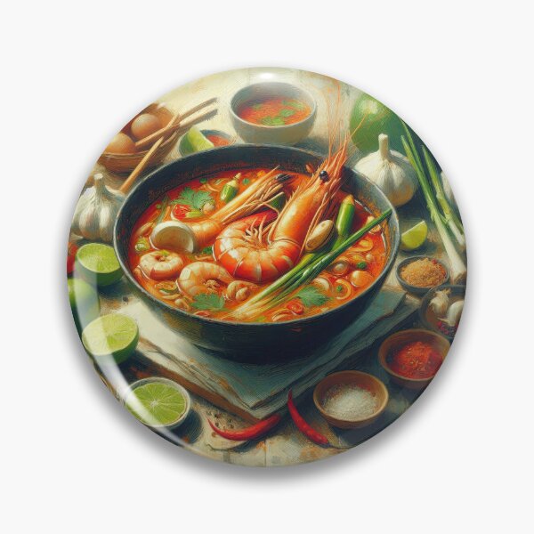 Item preview, Tom Yum Goong Impressionism Art Style designed and sold by artofuniverse.