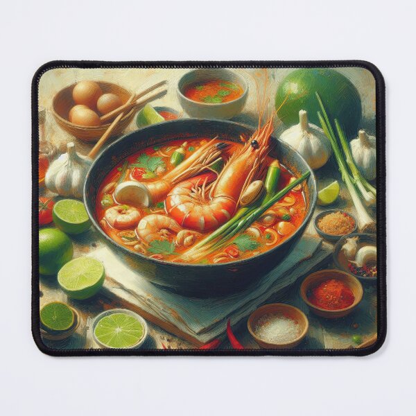 Item preview, Tom Yum Goong Impressionism Art Style designed and sold by artofuniverse.