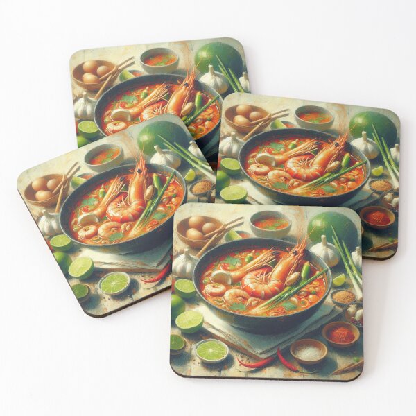 Item preview, Tom Yum Goong Impressionism Art Style designed and sold by artofuniverse.