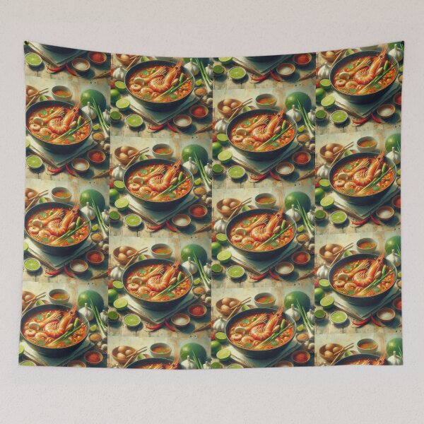 Item preview, Tom Yum Goong Impressionism Art Style designed and sold by artofuniverse.