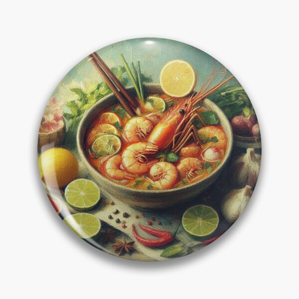 Item preview, Tom Yum Goong Impressionism Art Style designed and sold by artofuniverse.